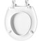 Mayfair Mayfair by Bemis Alesio Slow Close Round White Enameled Wood Toilet Seat 64SLOW-000 - alternate 3